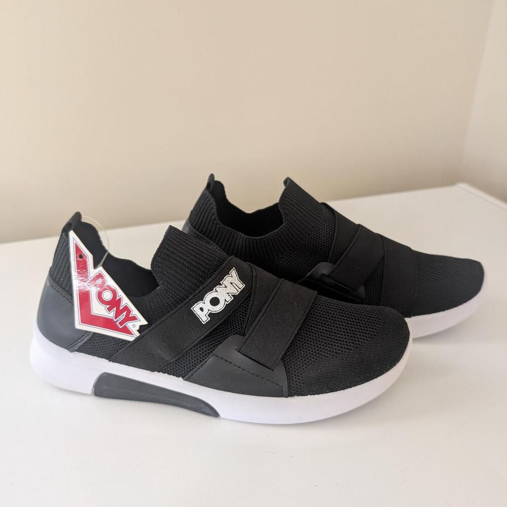 Pony Women's Black Trainers Size 7 NWT